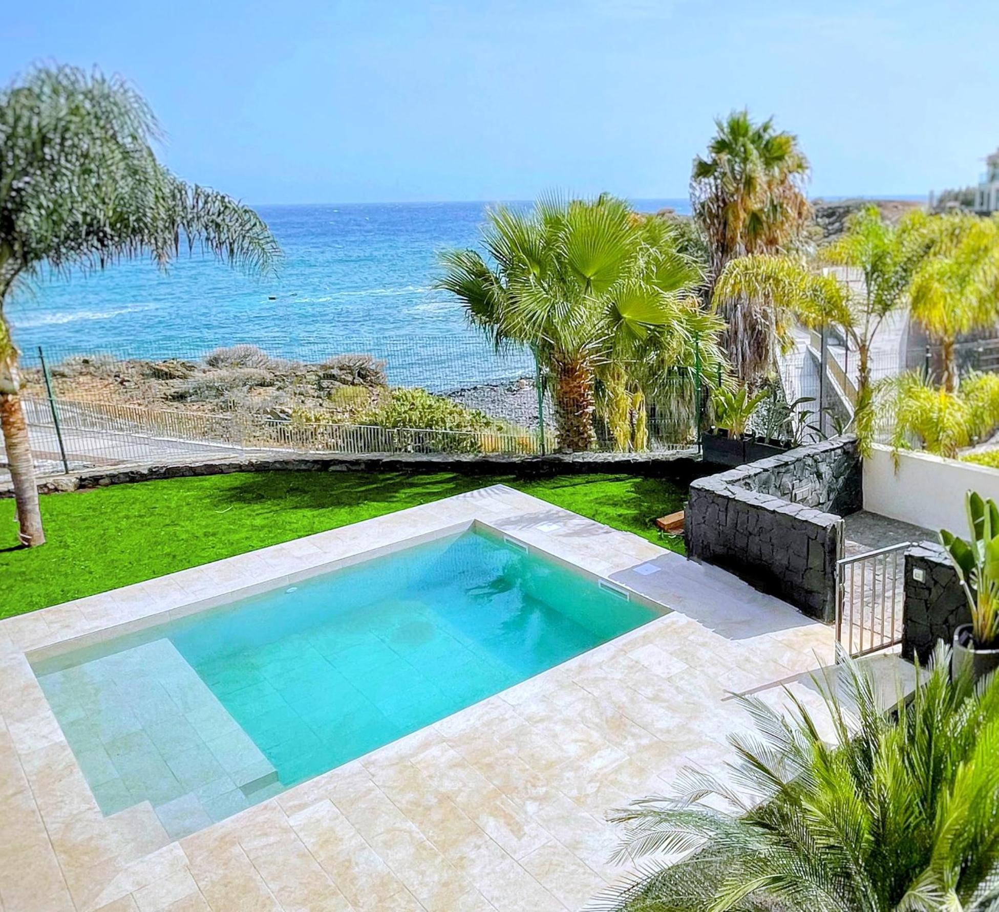 Luxury Oceanview De Nava With Heated Private Pool * San Miguel de Abona